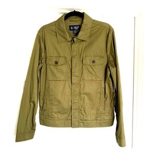 Men’s Penguin Green Khaki Jacket Size Medium